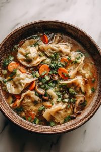 Easy Potsticker Soup Recipe