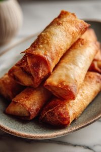 Easy Rice Paper Egg Rolls