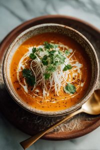 Easy Tomato Enoki Mushroom Soup Recipe