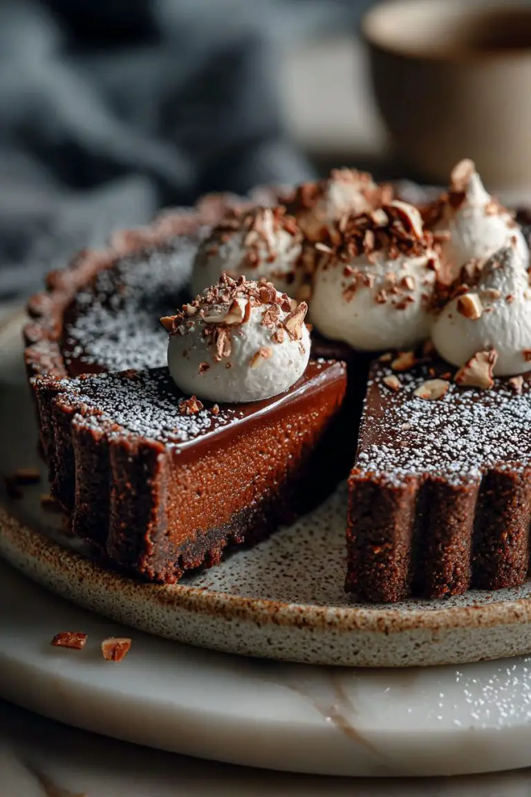 Easy Vegan Chocolate Tart Recipe