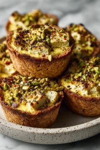 Easy Vegan Mini Quiches with Tofu and Pistachios
