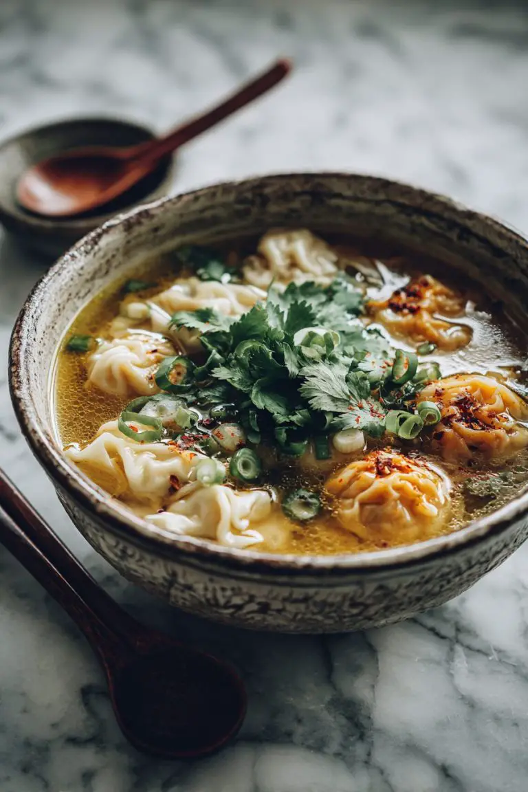 Easy Wonton Soup Recipe