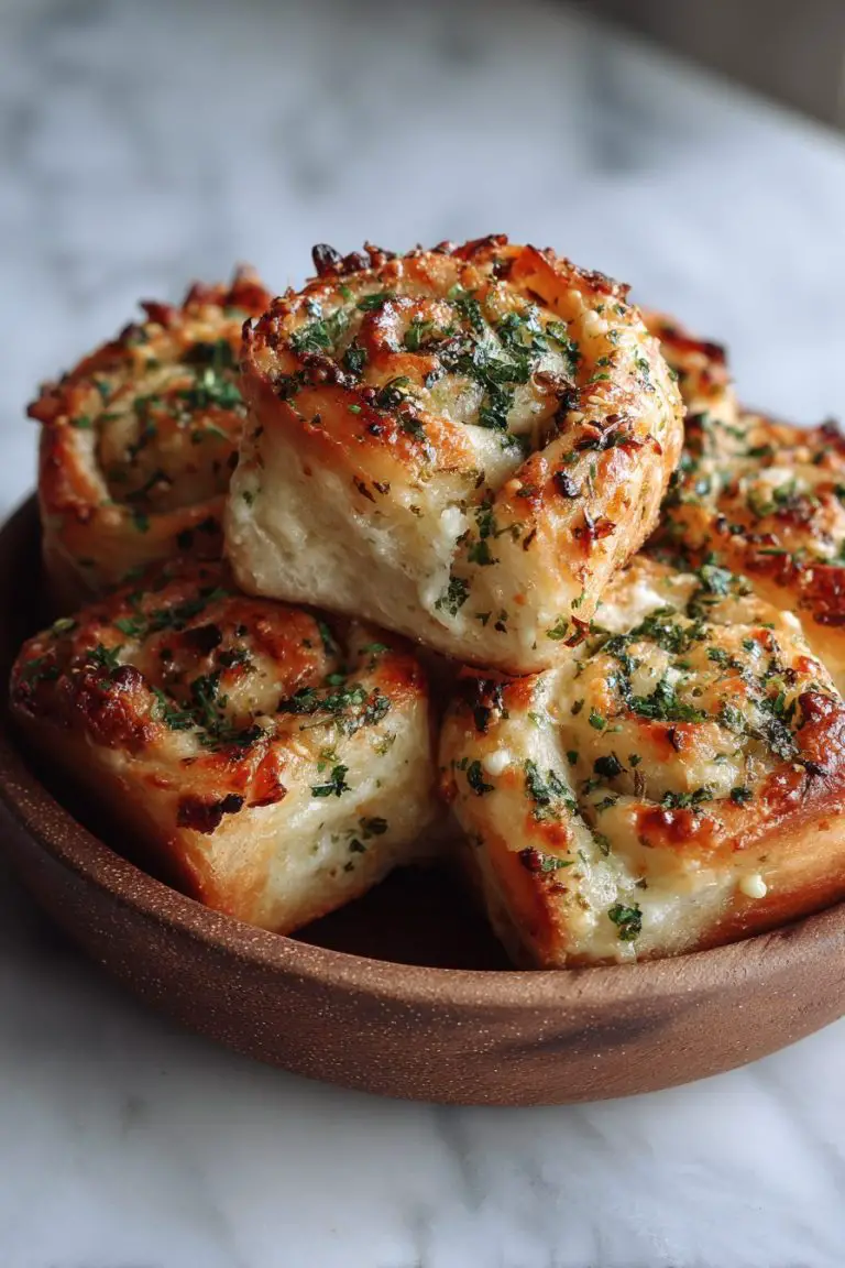 Garlic Parmesan Pizza Rolls