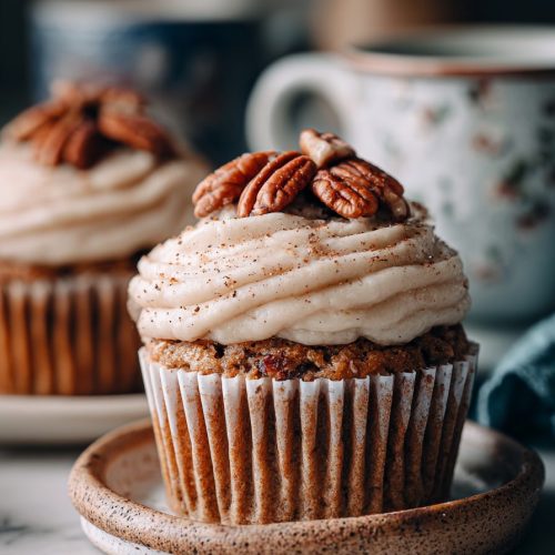 Irresistible Banana Pecan Cupcakes