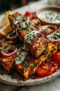 Middle Eastern Tofu Kebabs