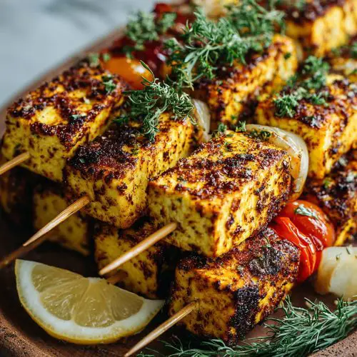 Middle Eastern Tofu Kebabs