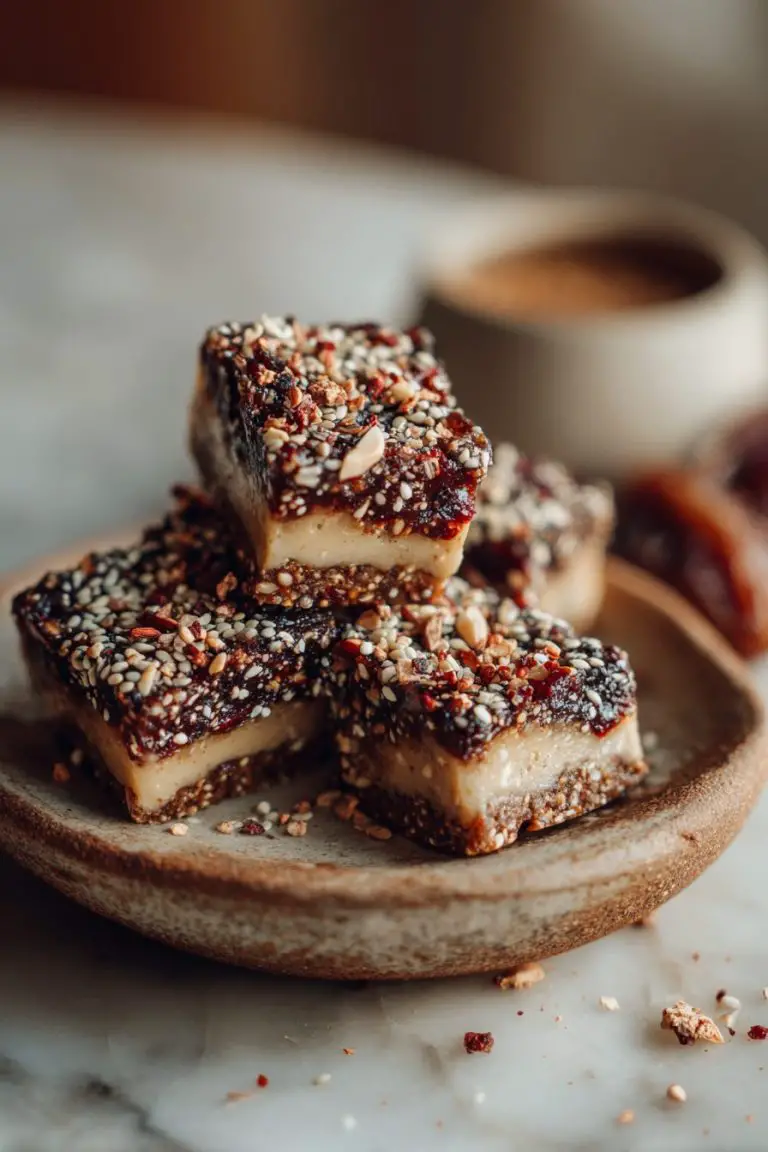 No-Bake Vegan Date Energy Bars
