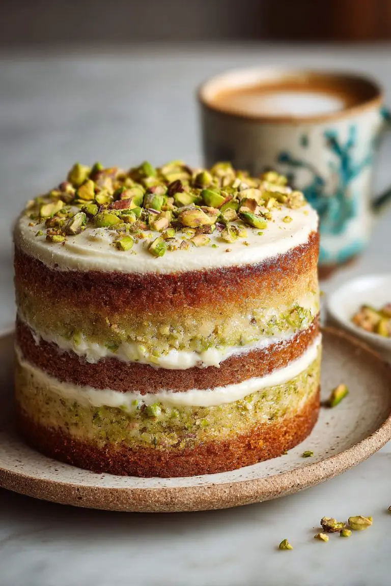 Pistachio Mascarpone Cake Recipe