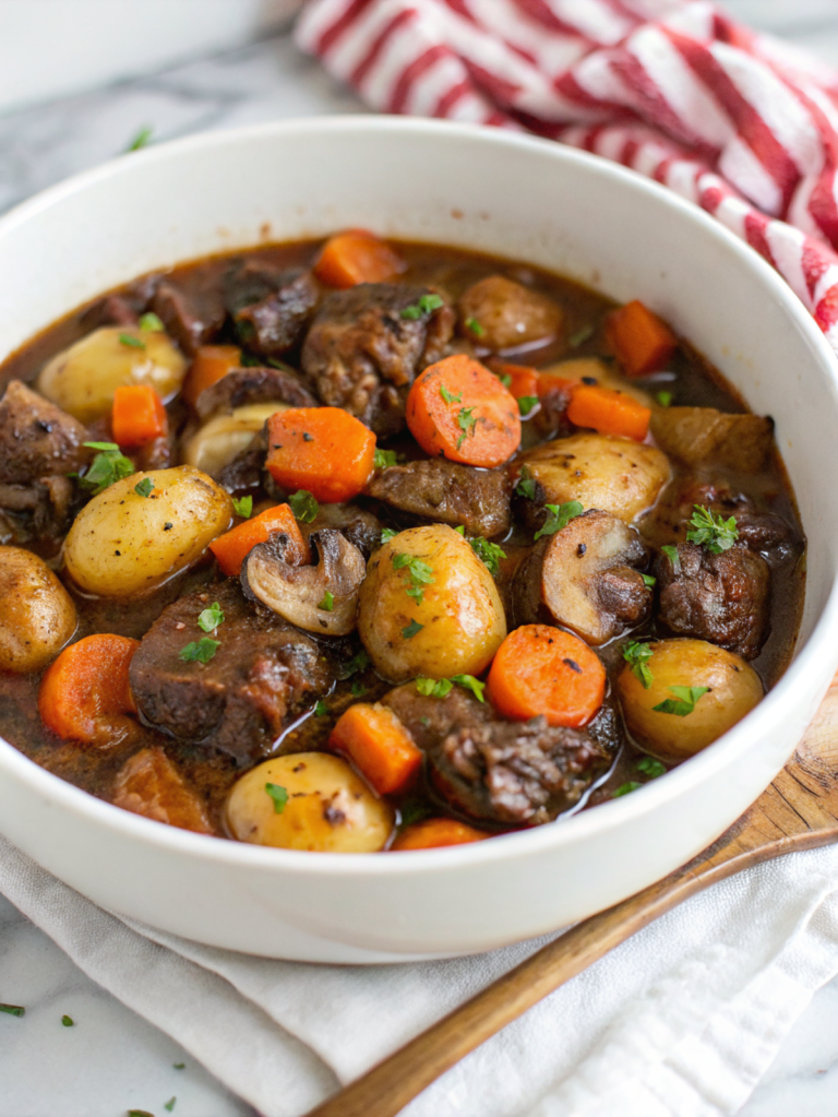 Beef Stew with Mushrooms