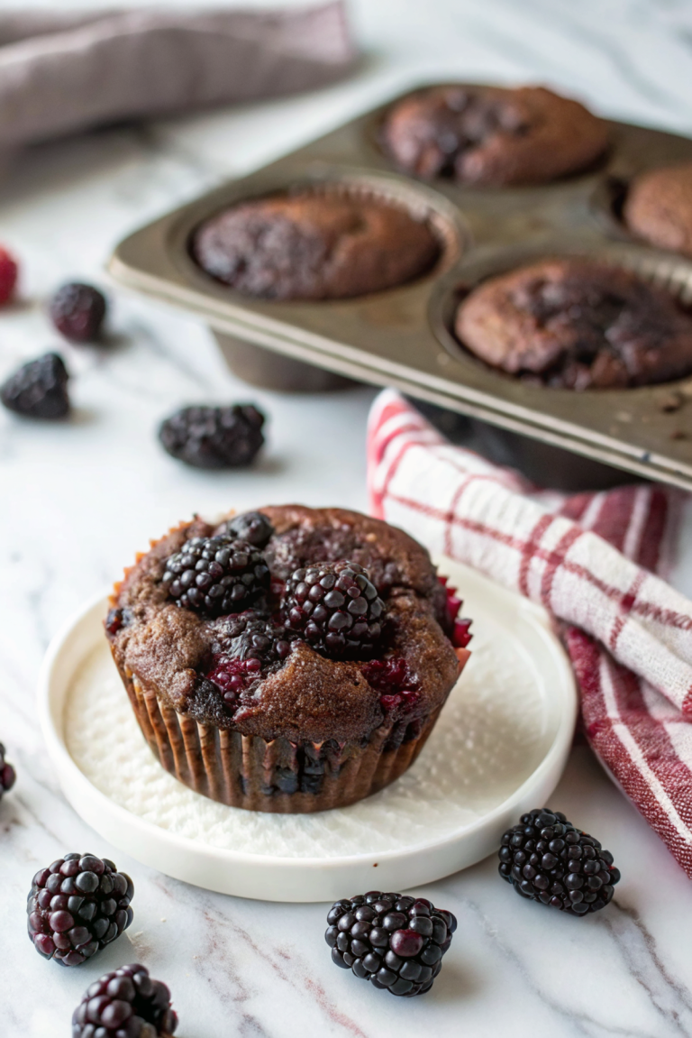 Chocolate Blackberry MuffinsNew
