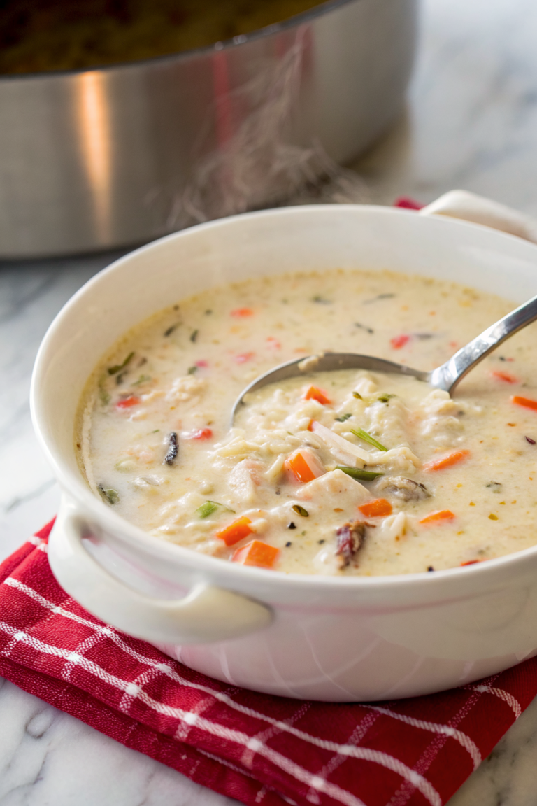 Creamy Chicken and Rice SoupNew