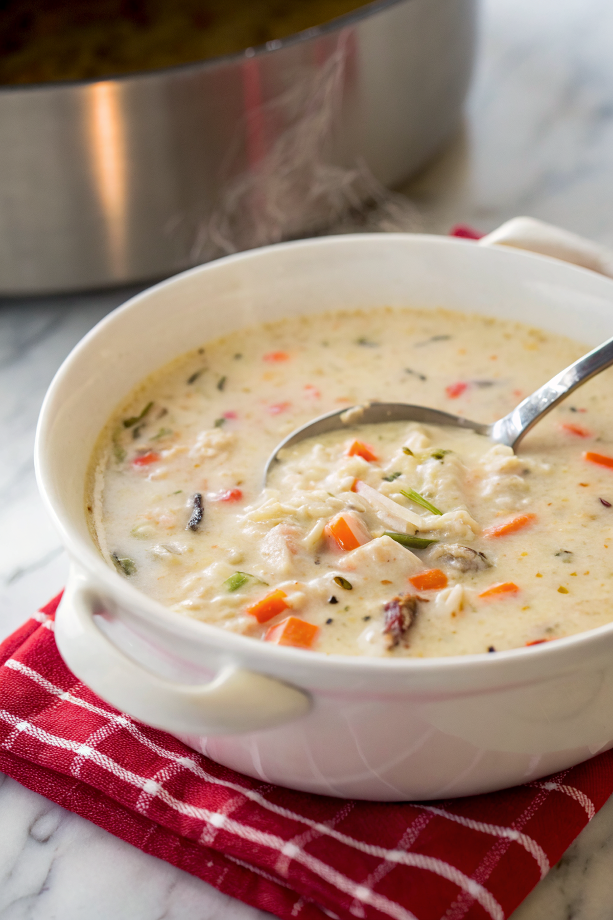 Creamy Chicken and Rice SoupNew