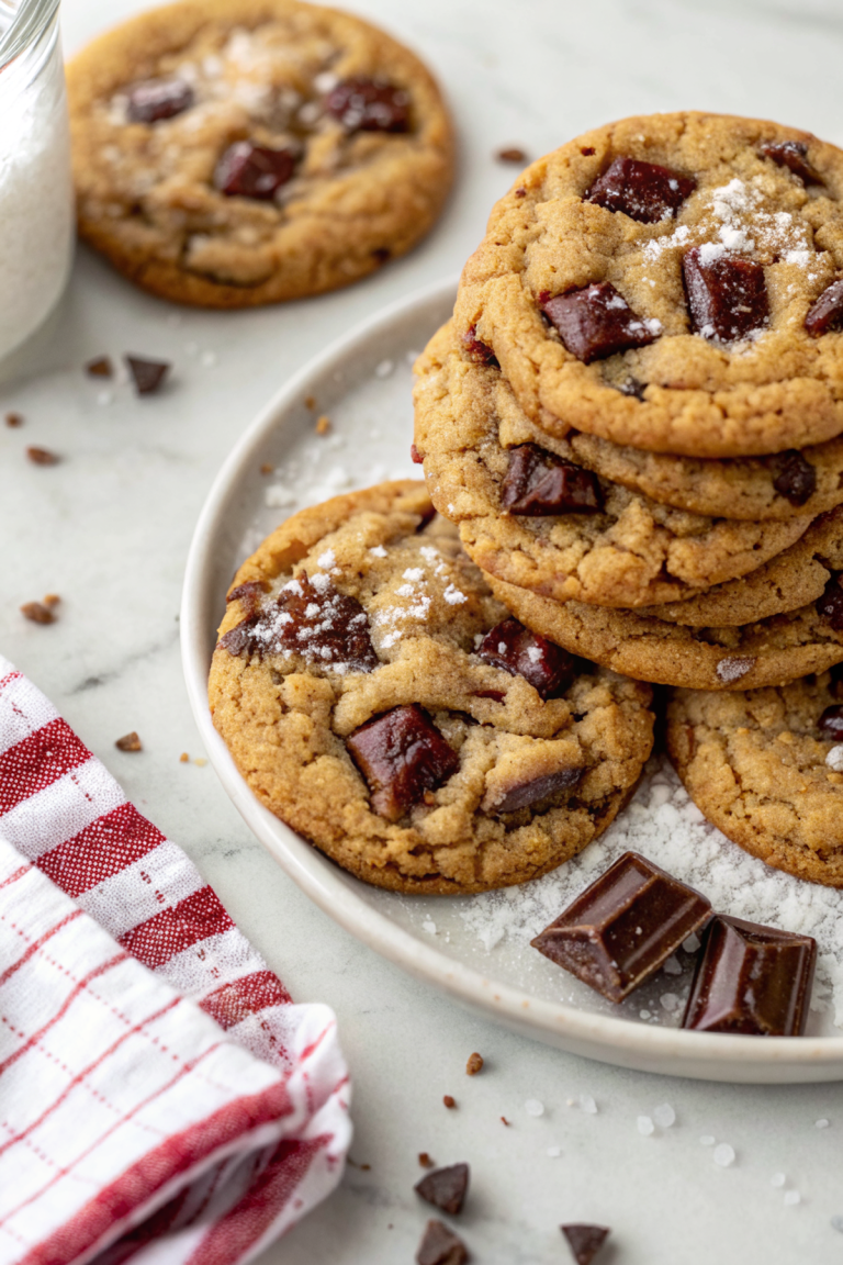 Easy Chewy Brown Butter Chocolate Chip Cookies