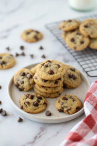 Easy Mini Chocolate Chip Cookies