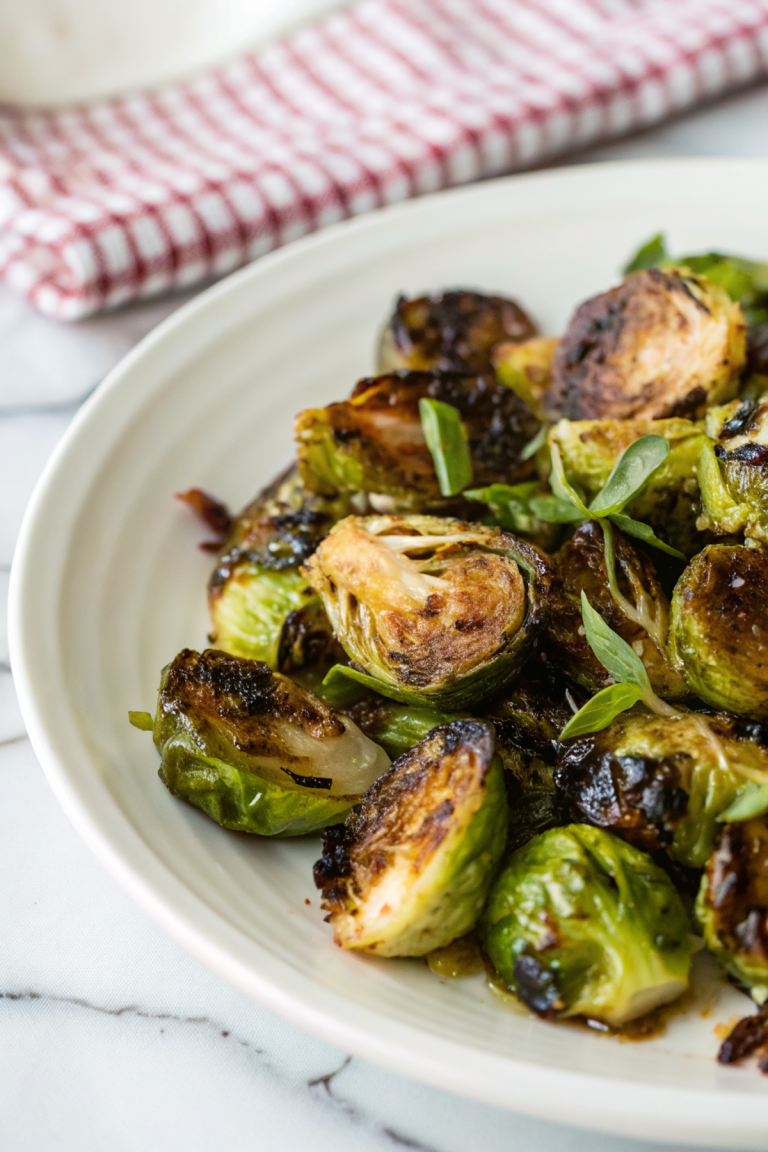 Honey Balsamic Brussels Sprouts