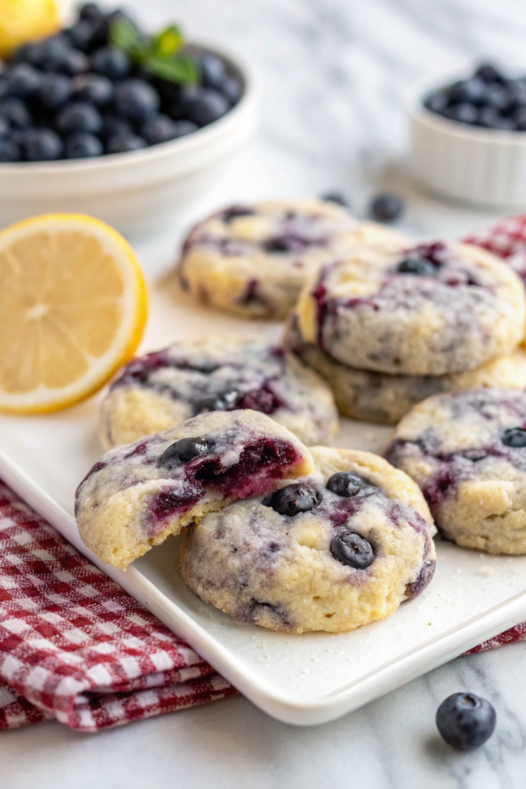 Lemon Blueberry Cheesecake CookiesNew