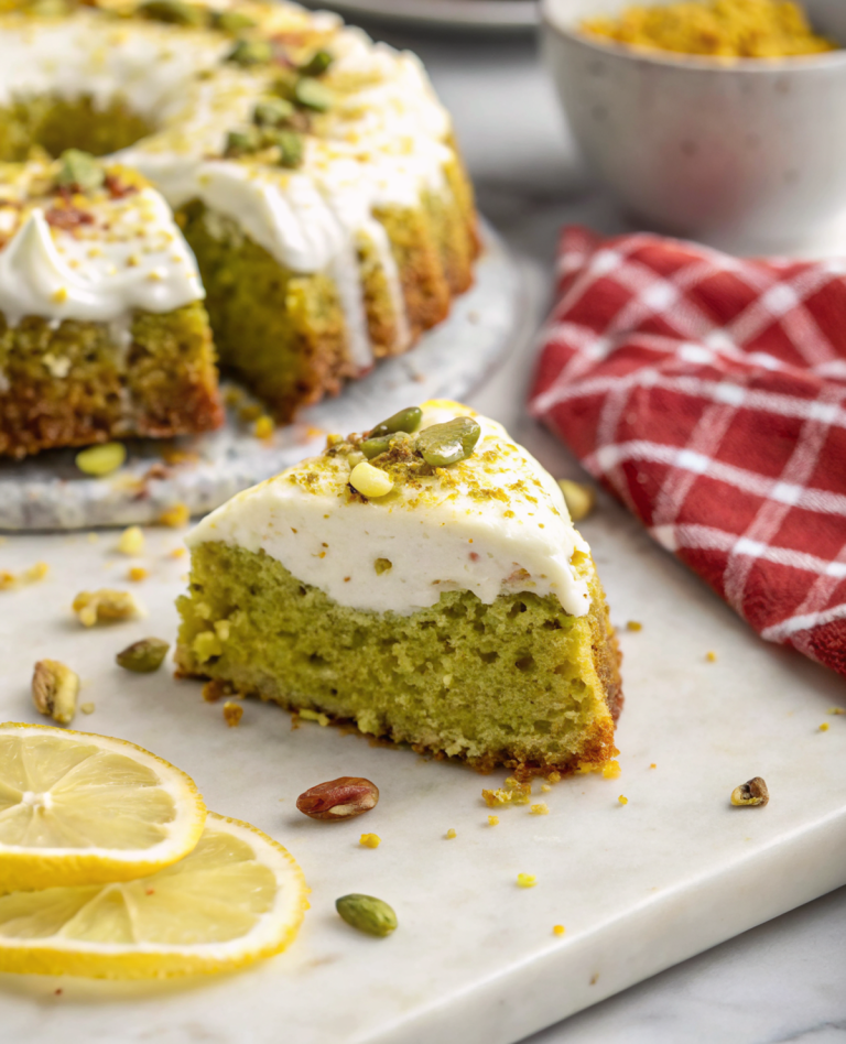 Moist Lemon Pistachio CakeNew