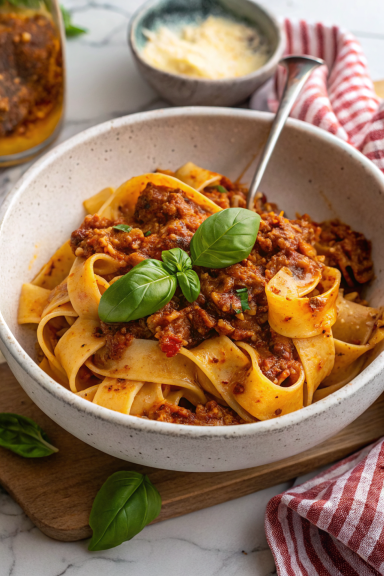 Pappardelle Bolognese