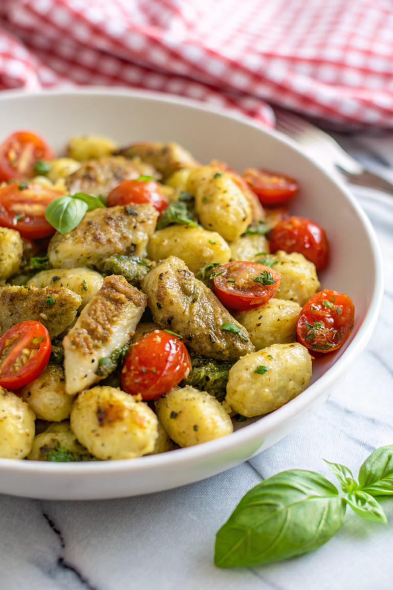 Pesto Chicken Gnocchi