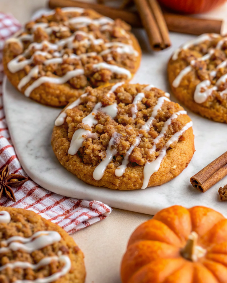 Pumpkin Coffee Cake Cookies