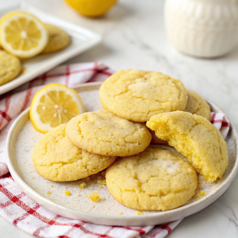 Soft and Chewy Lemon CookiesNew