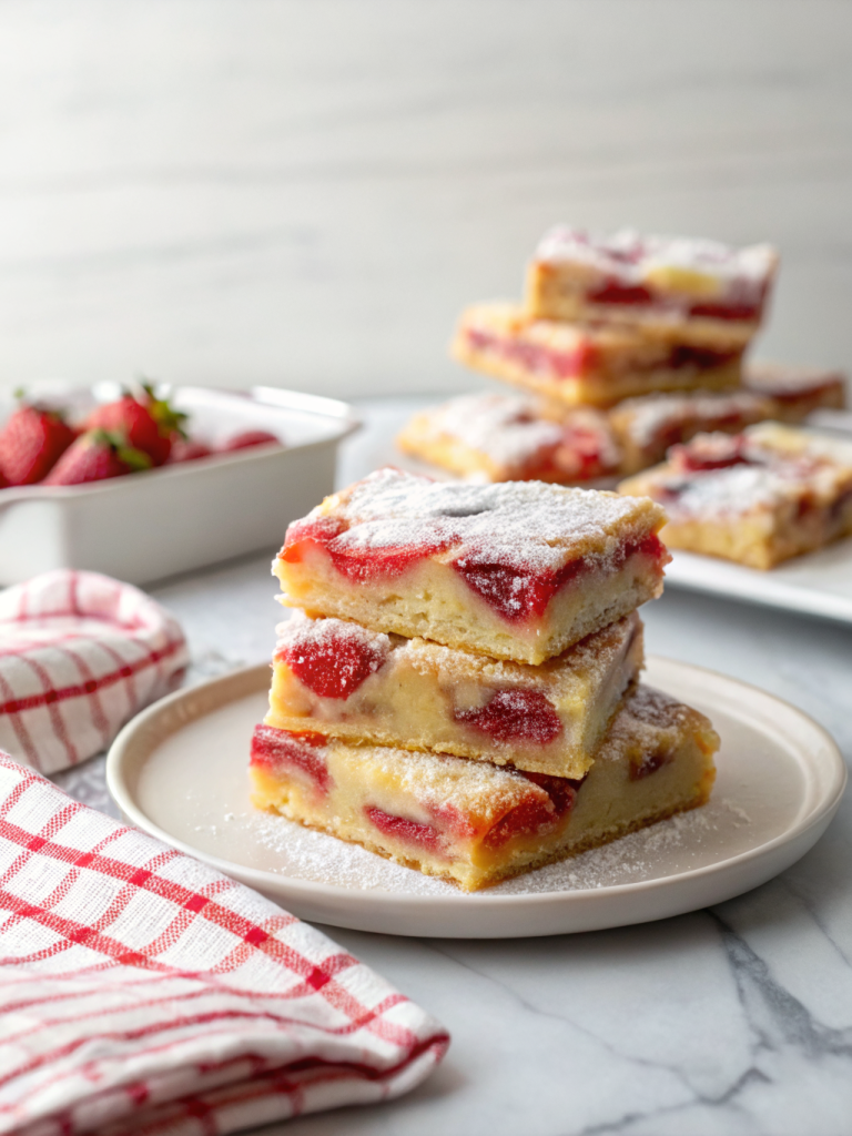Strawberry Lemon Bars