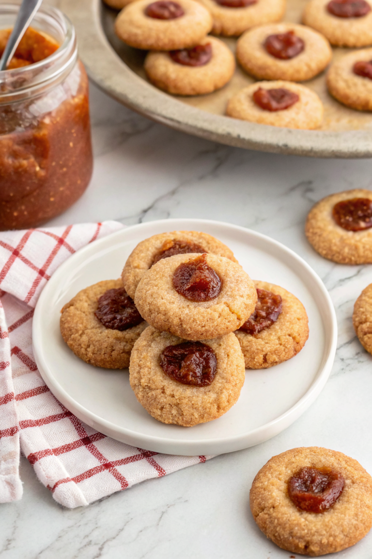 Apple Butter Thumbprint CookiesNew