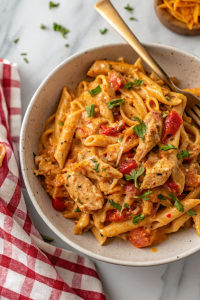 Cheesy One Pot Cajun Chicken PastaNew