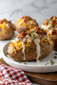 Crack Chicken Stuffed Baked PotatoesNew