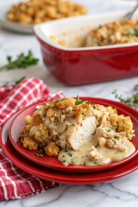 Crock Pot Chicken Stuffing Casserole RecipeNew
