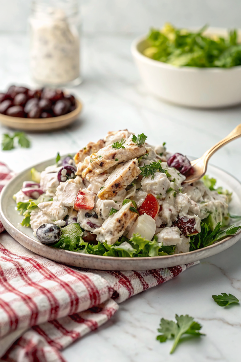 Mediterranean Chicken Protein Salad RecipeNew