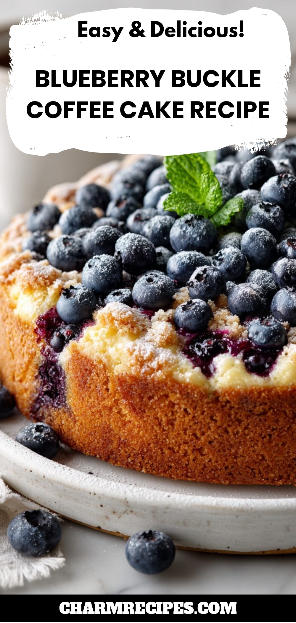 Blueberry Buckle Coffee Cake Recipe