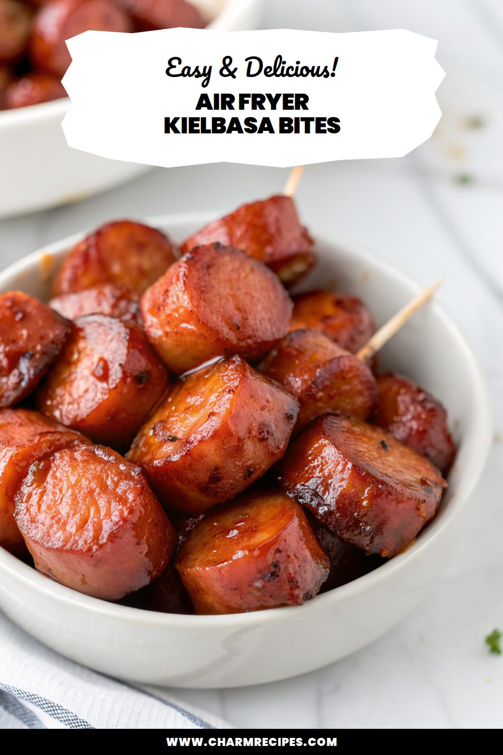 Air Fryer Kielbasa Bites