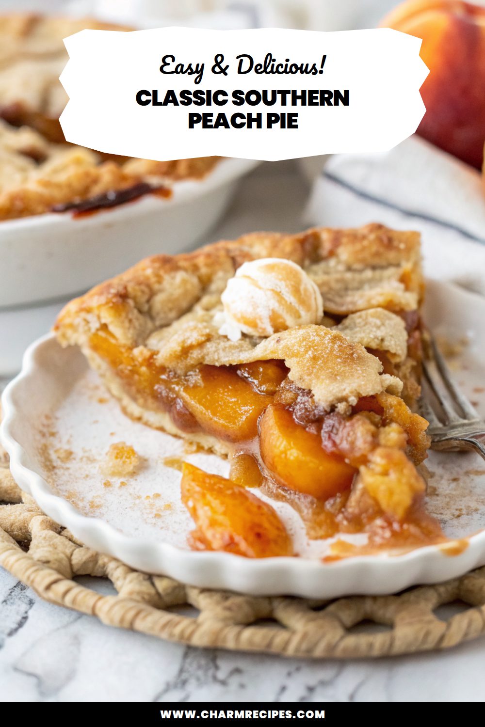 Classic Southern Peach Pie Recipe