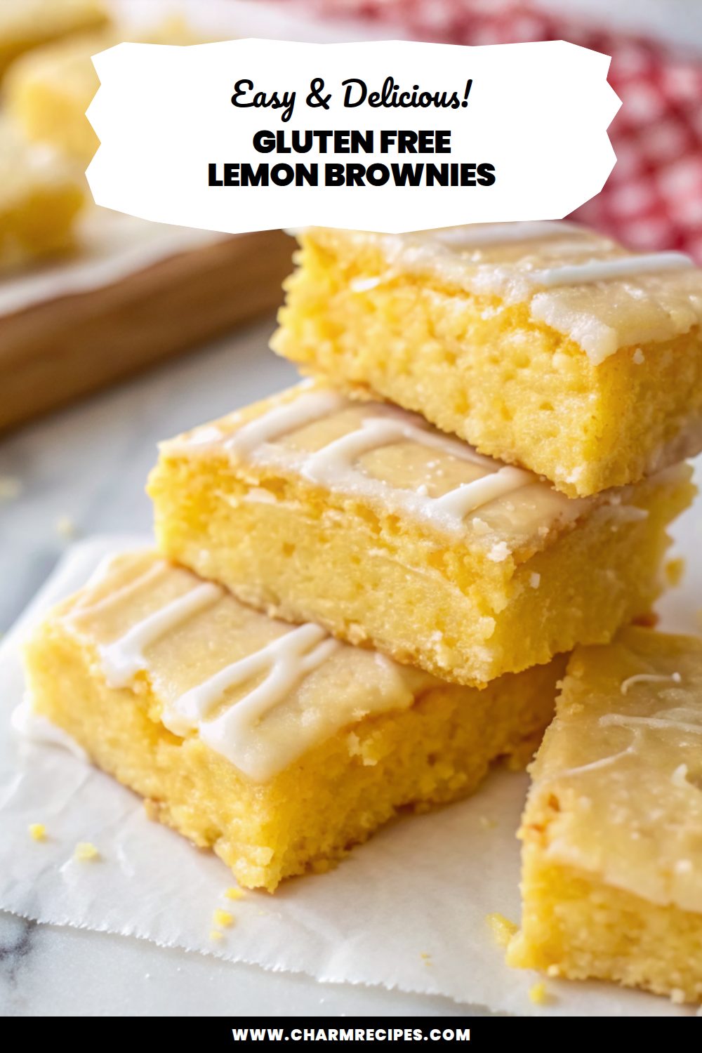 Gluten Free Lemon Brownies