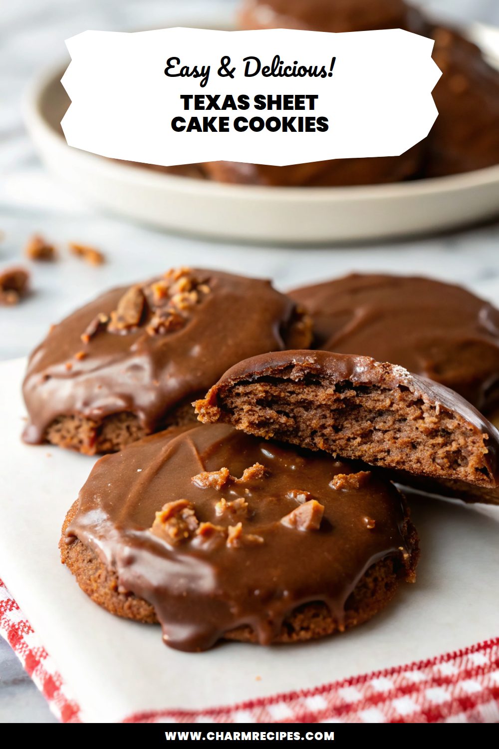 Texas Sheet Cake Cookies