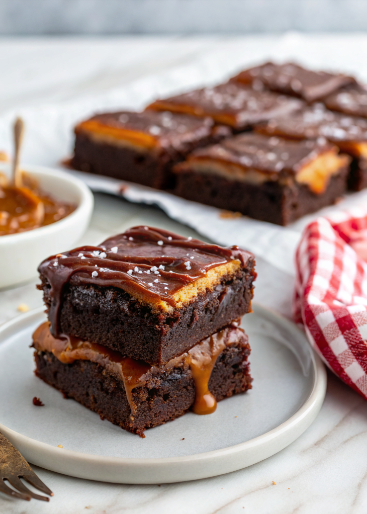 Vegan Salted Caramel BrowniesNew