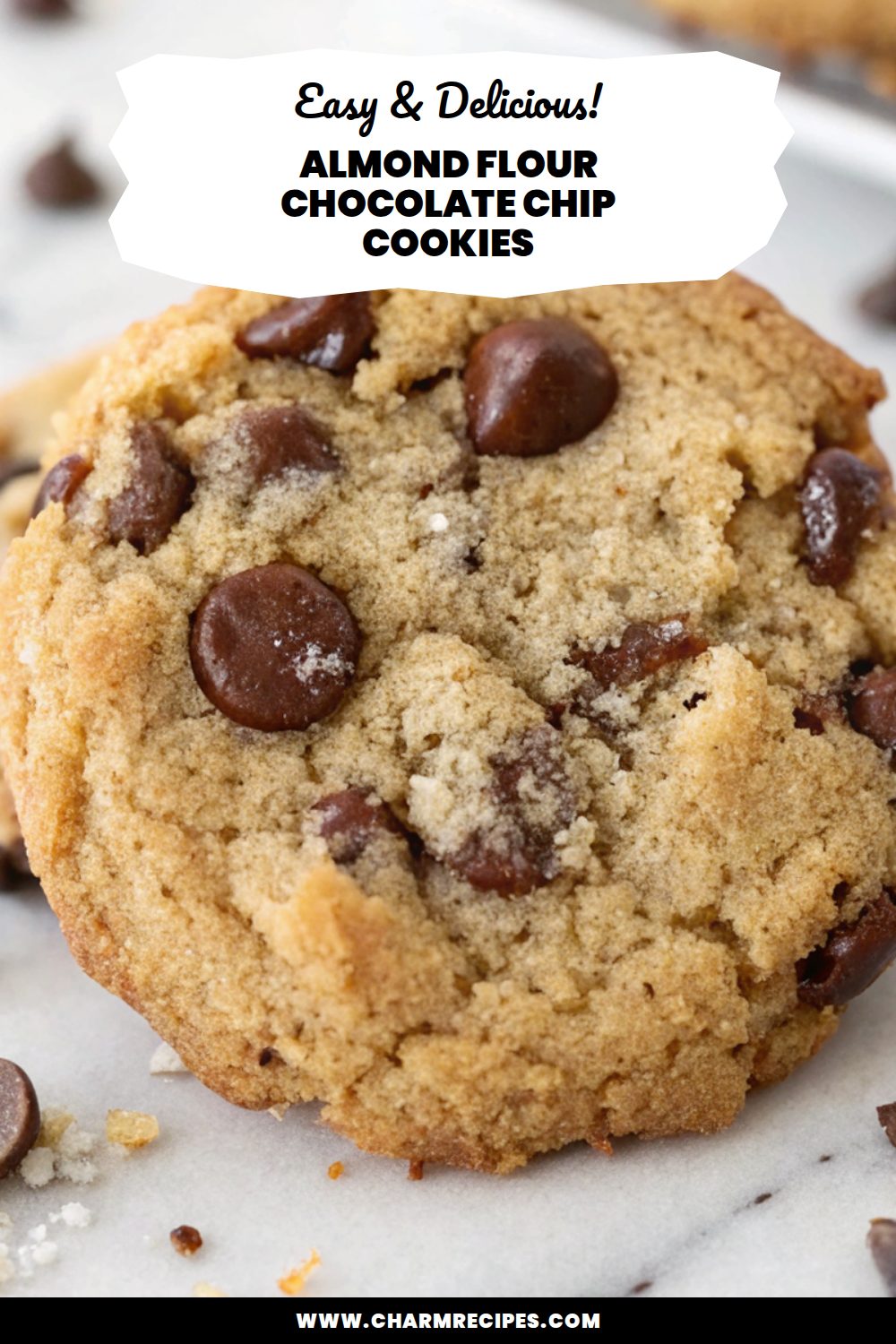 Almond Flour Chocolate Chip Cookies