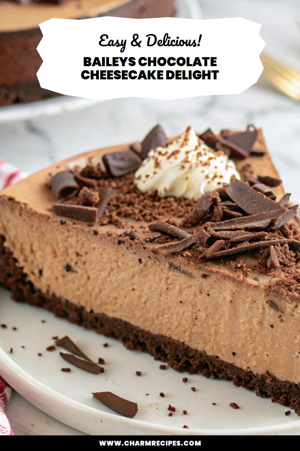 Baileys Chocolate Cheesecake Delight