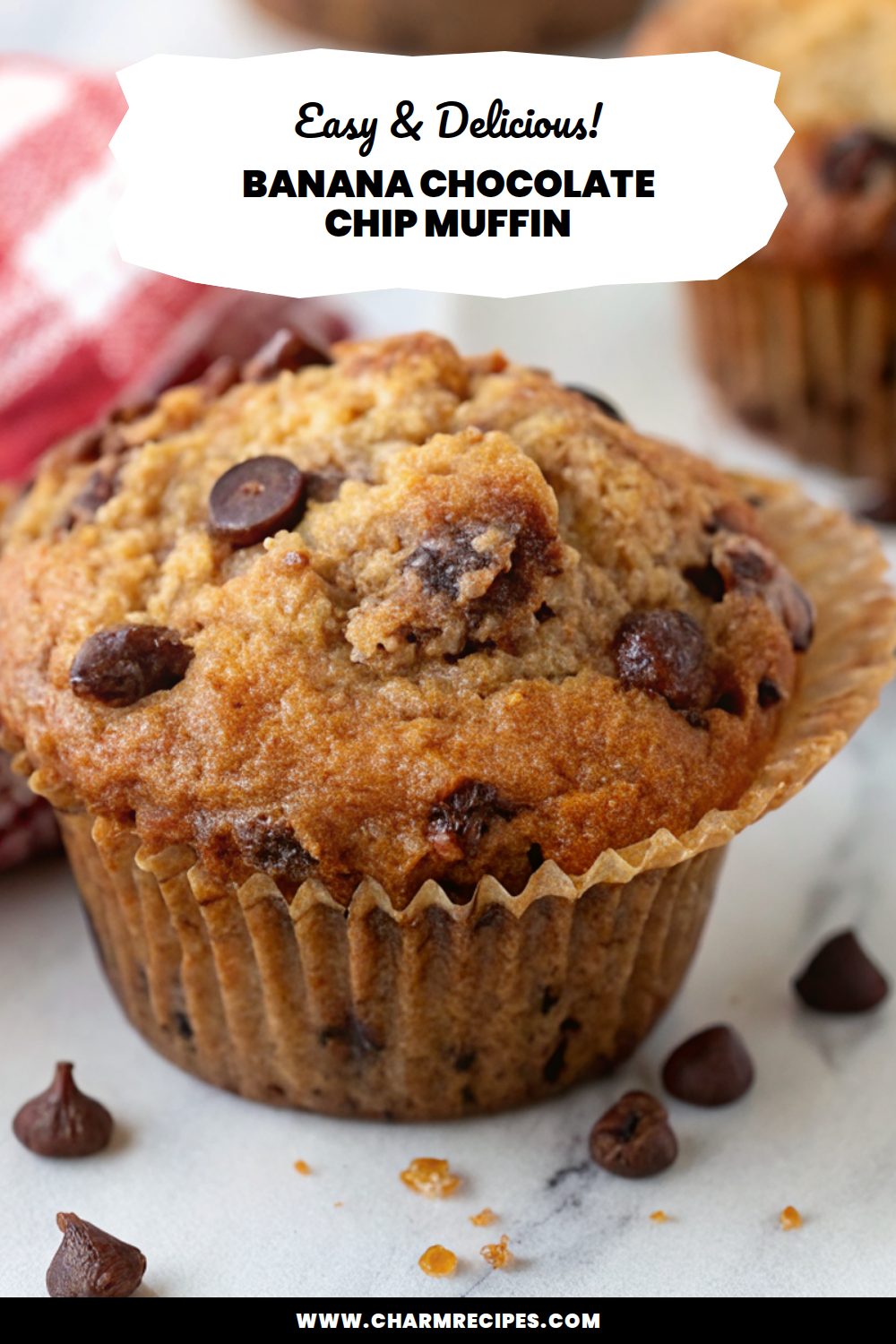 Banana Chocolate Chip Muffin Recipe