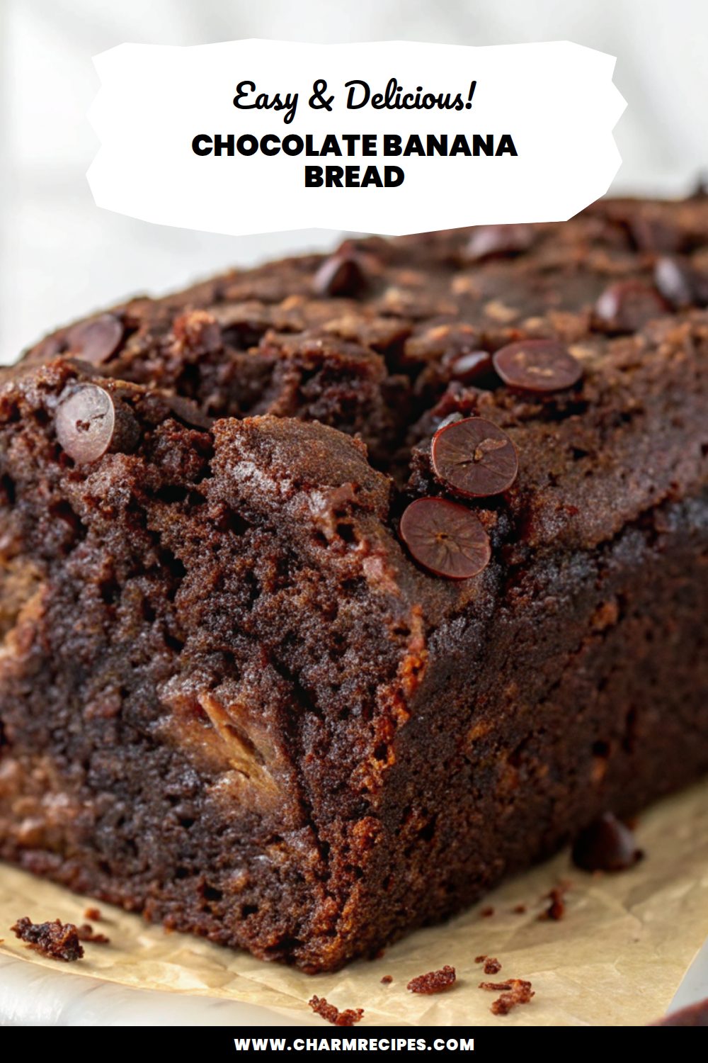Chocolate Banana Bread Recipe