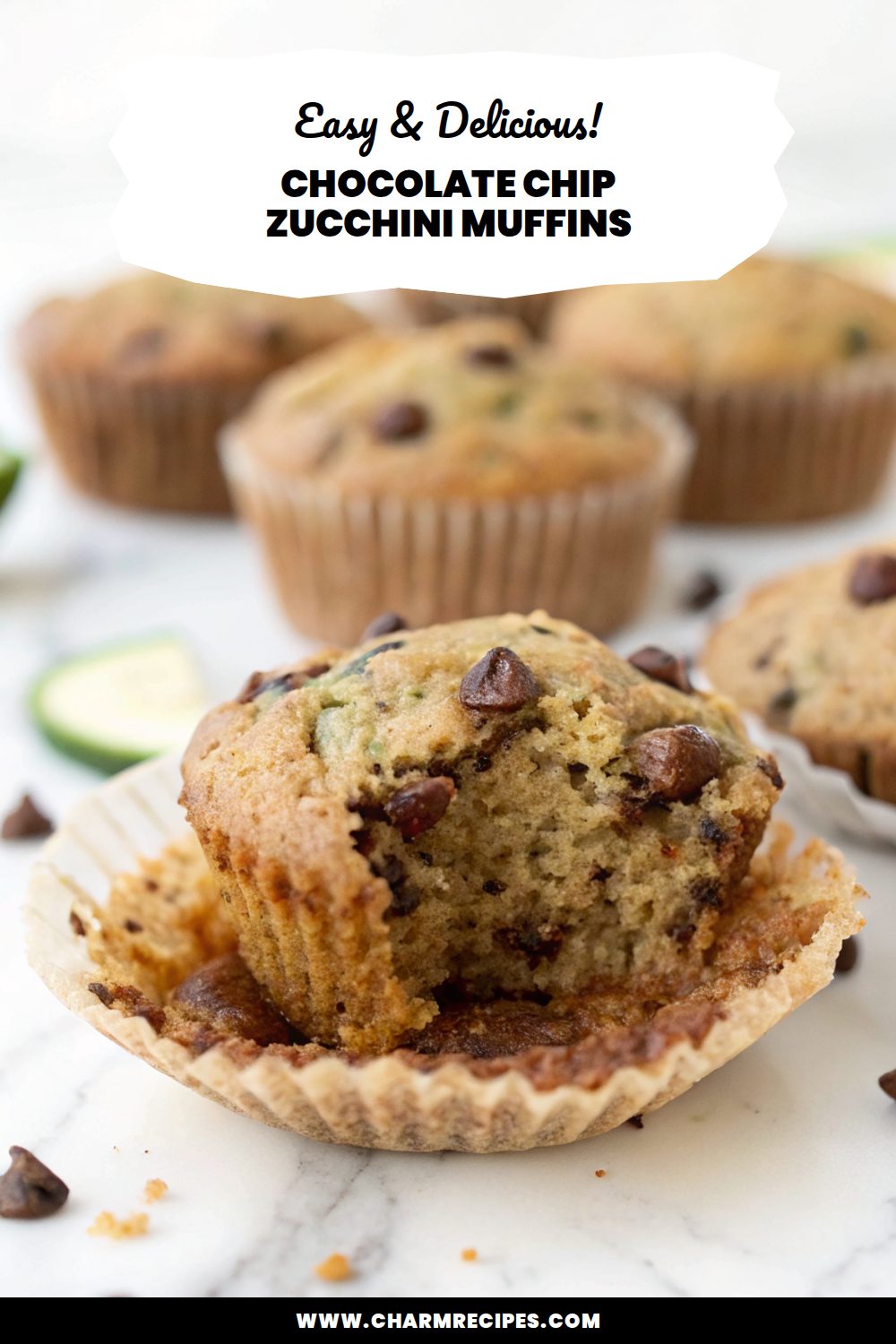 Chocolate Chip Zucchini Muffins Recipe