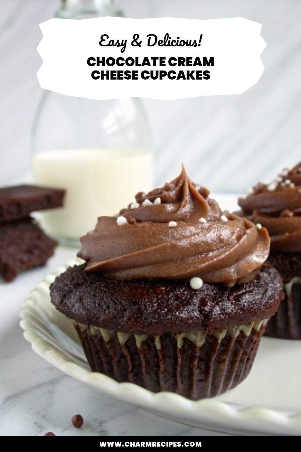 Chocolate Cream Cheese Cupcakes
