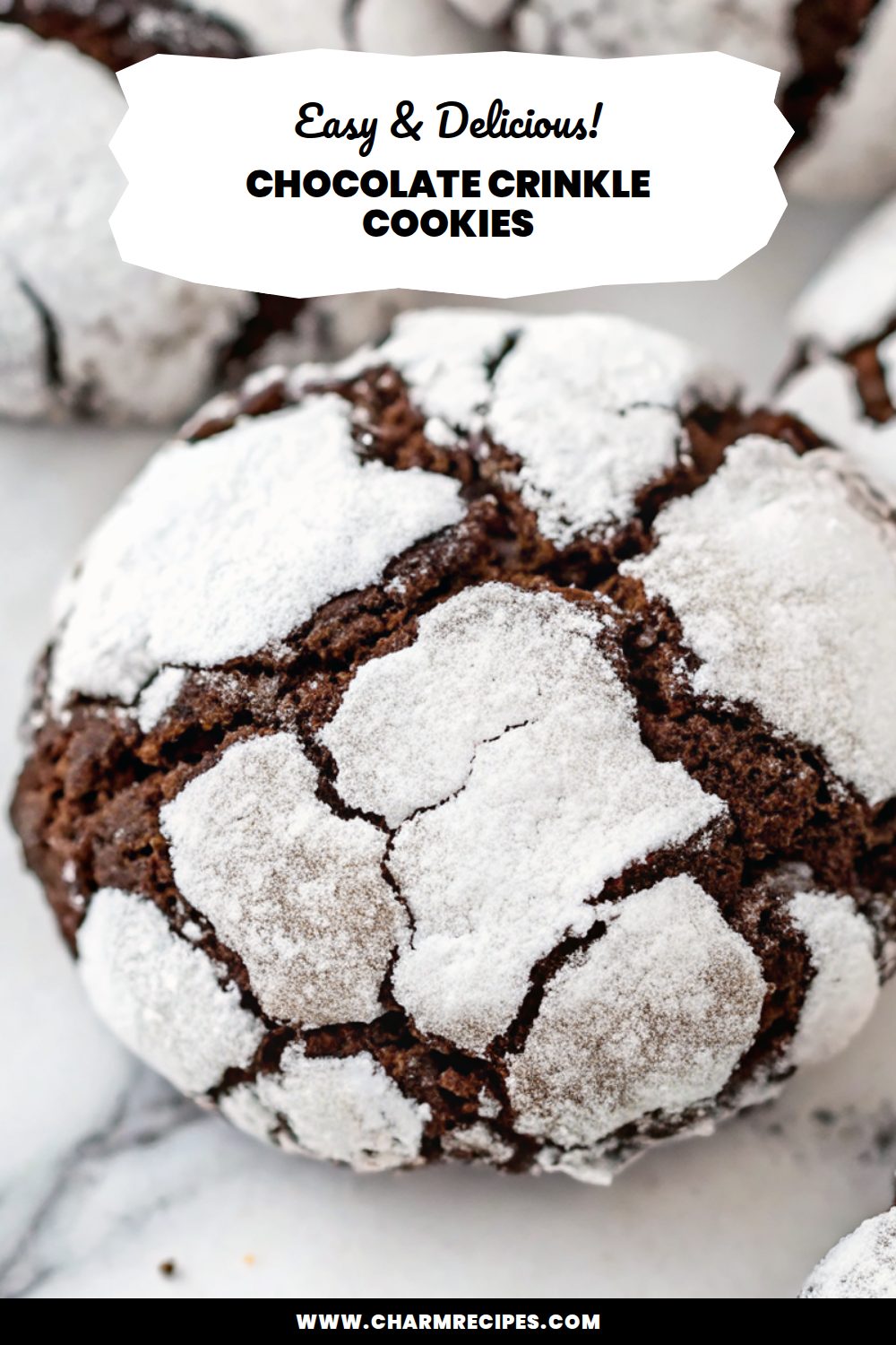 Chocolate Crinkle Cookies