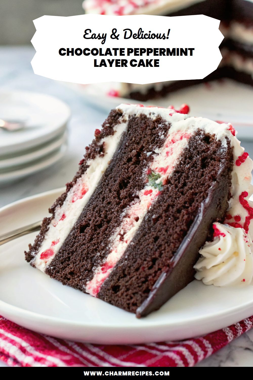 Chocolate Peppermint Layer Cake