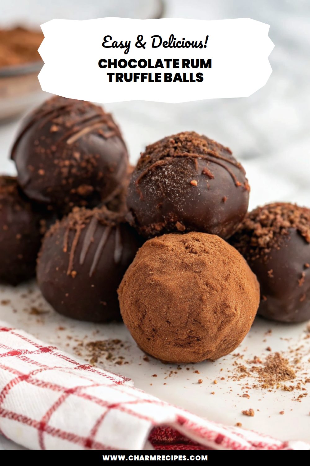 Chocolate Rum Truffle Balls
