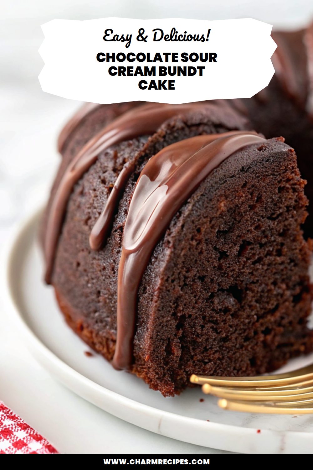 Chocolate Sour Cream Bundt Cake