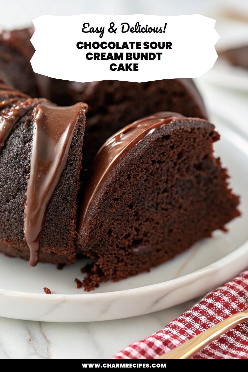 Chocolate Sour Cream Bundt Cake