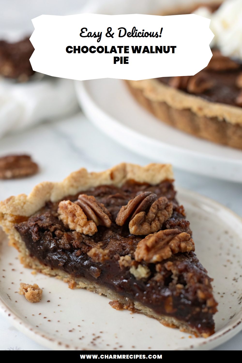 Chocolate Walnut Pie Recipe