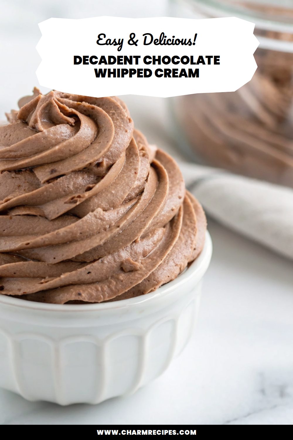 Decadent Chocolate Whipped Cream